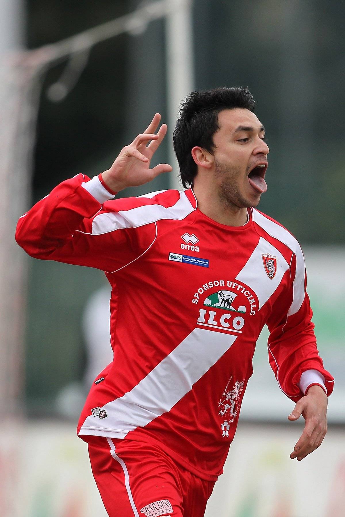 Pinilla en su paso por el Grosseto de Italia temporada 2009-10. / Getty Images