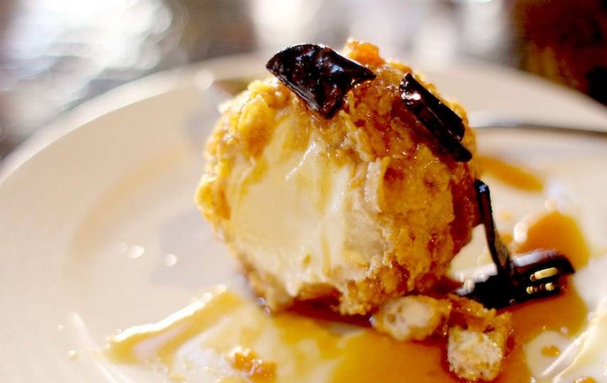 helado frito