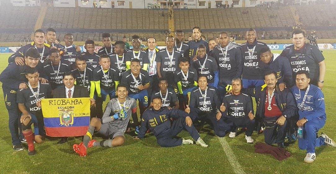 Ecuador clasificó al Mundial Sub-20 Corea del Sur 2017