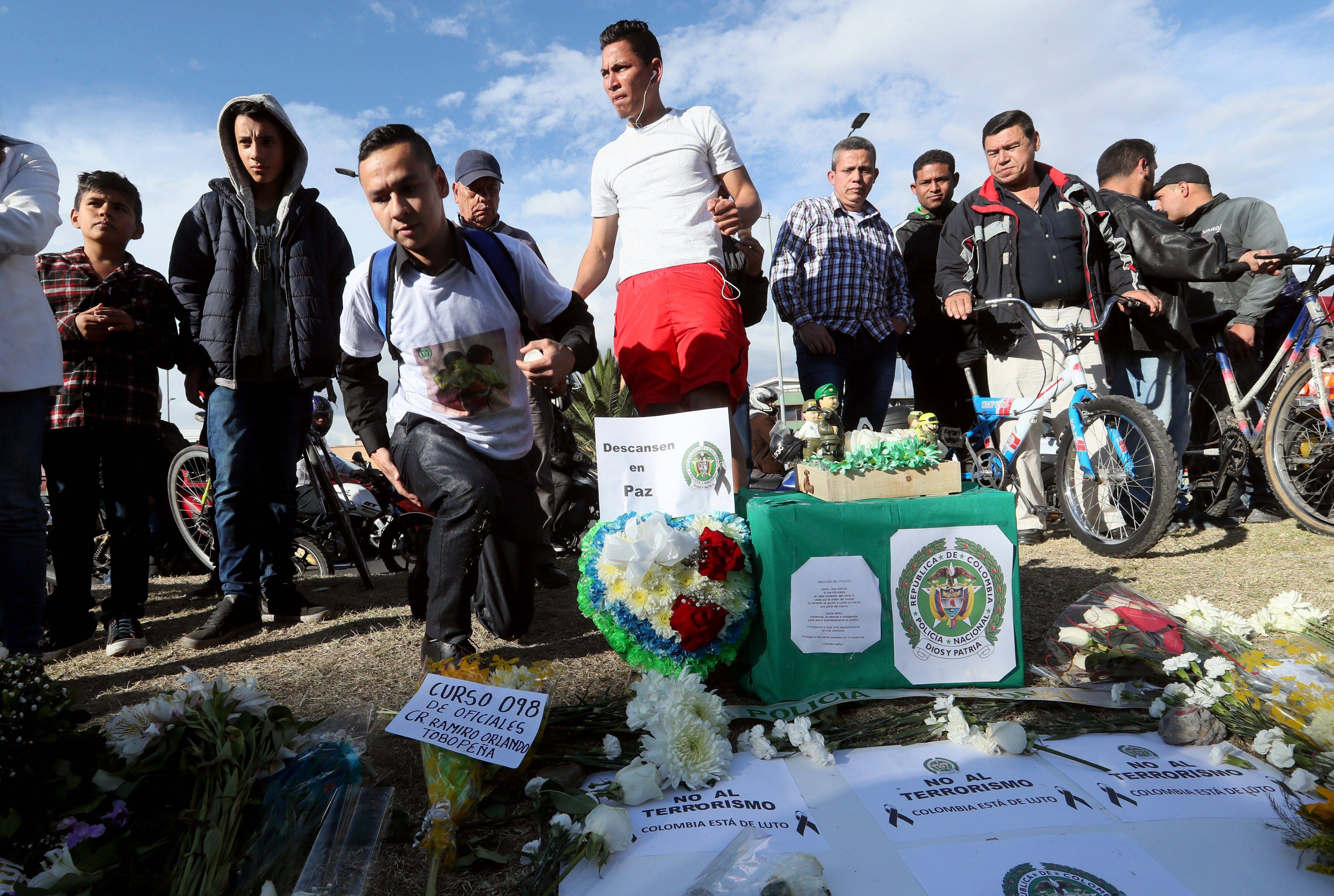 Homenaje a los fallecidos en el atentado