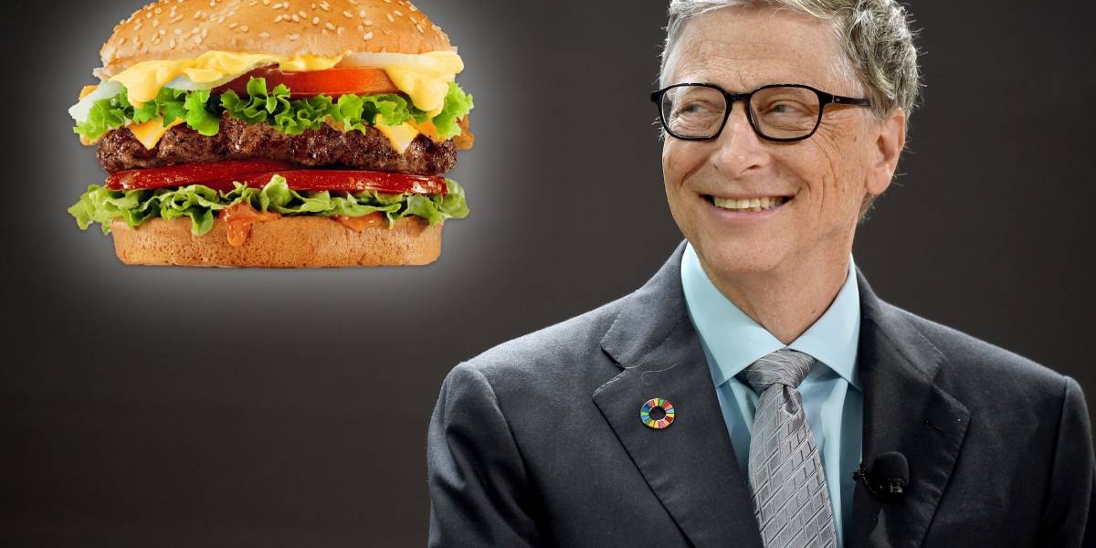 Fotografía de Bill Gates haciendo cola para comprar una hamburguesa se hizo viral