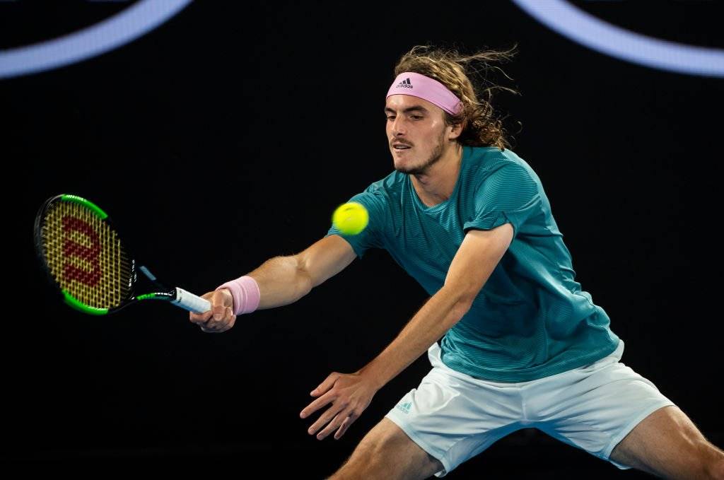 Stefanos Tsitsipas eliminó a Roger Federer del Abierto de Australia 2019 / Foto: Getty Images