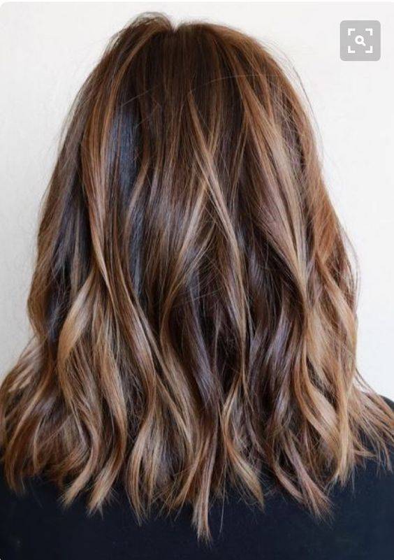 Mechas para cabello castaño oscuro