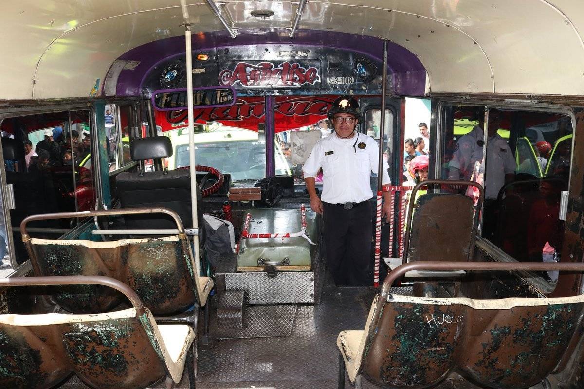 explosión en bus ruta 32, en zona 7