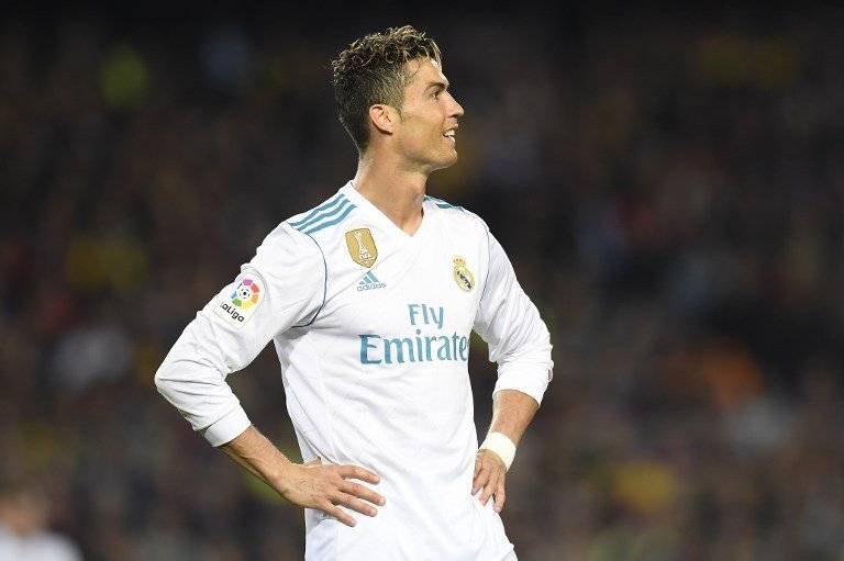 Cristiano Ronaldo con el Real Madrid