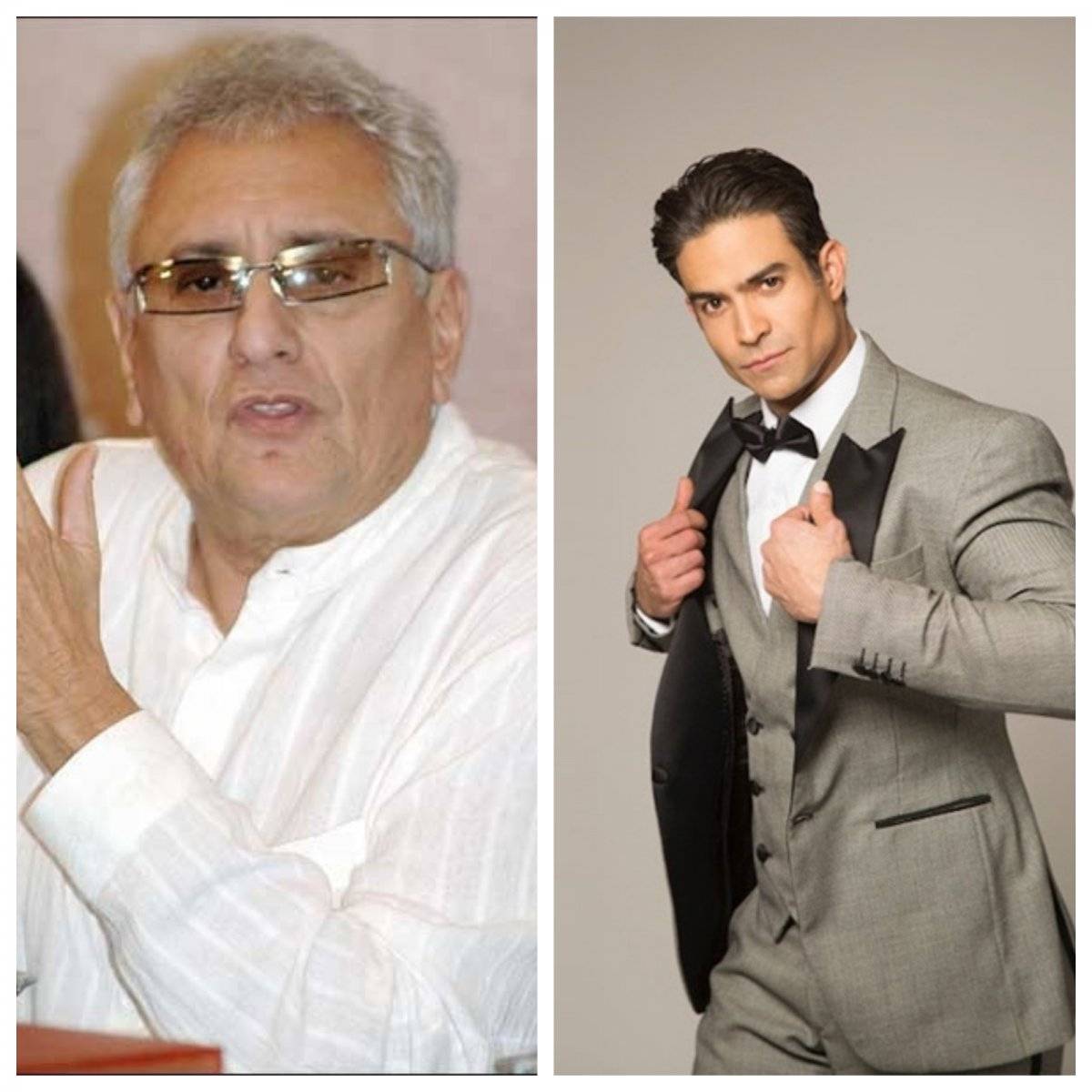 Productor Enrique Gómez y el actor Juan Vidal