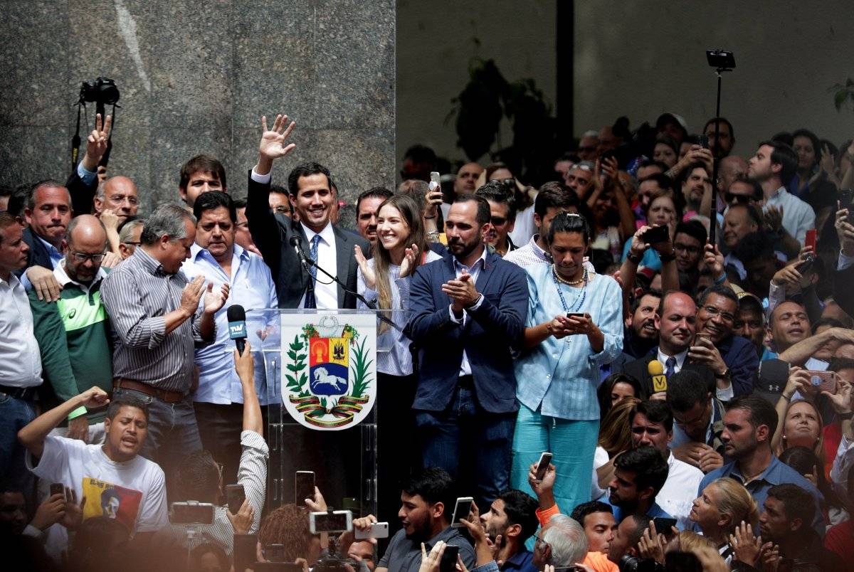 Jefe del Parlamento venezolano, Juan Guaidó