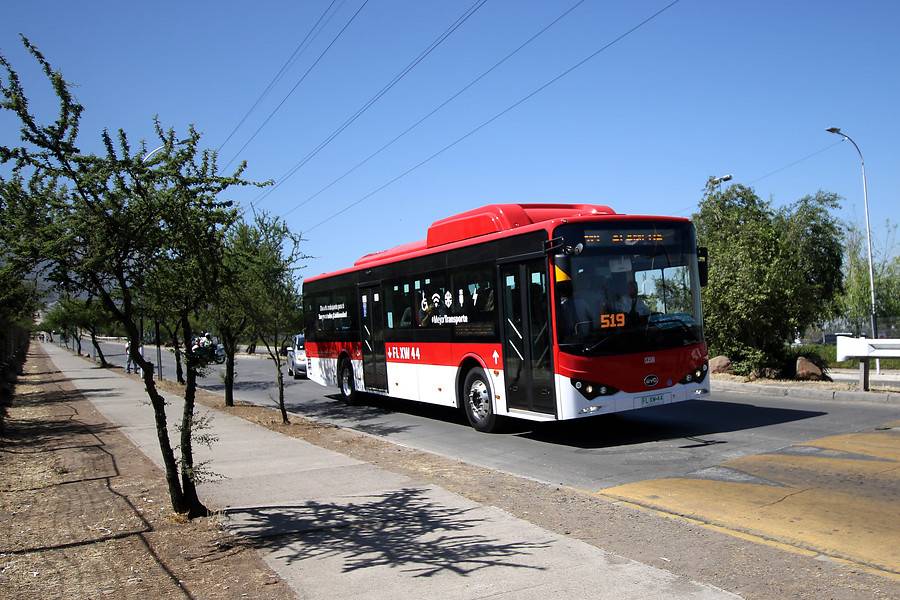 Bus eléctrico Transantiago