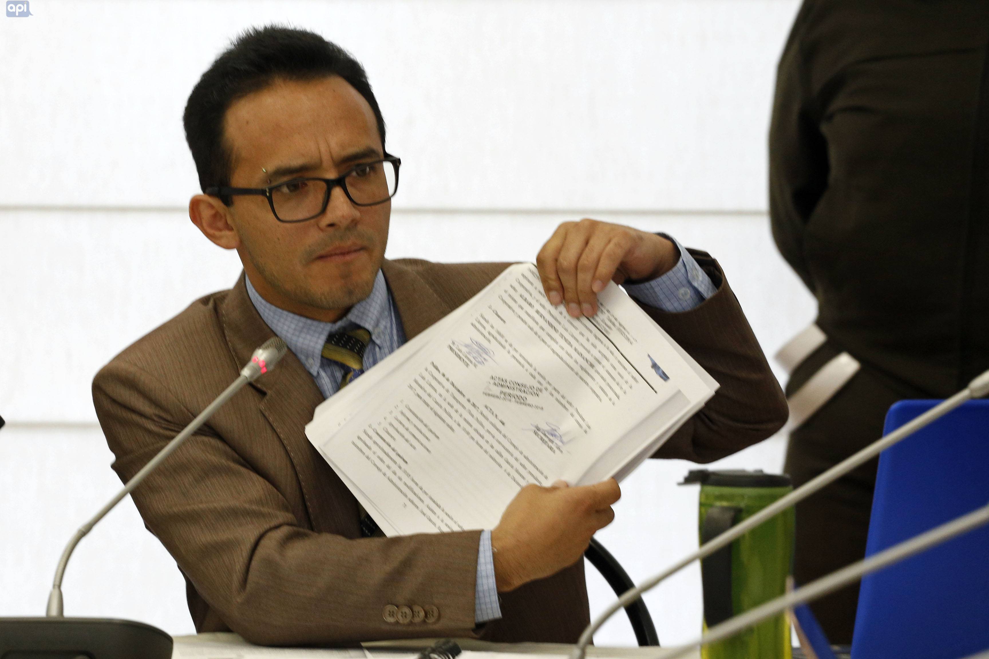 Asambleísta correista Ronny Aleaga.