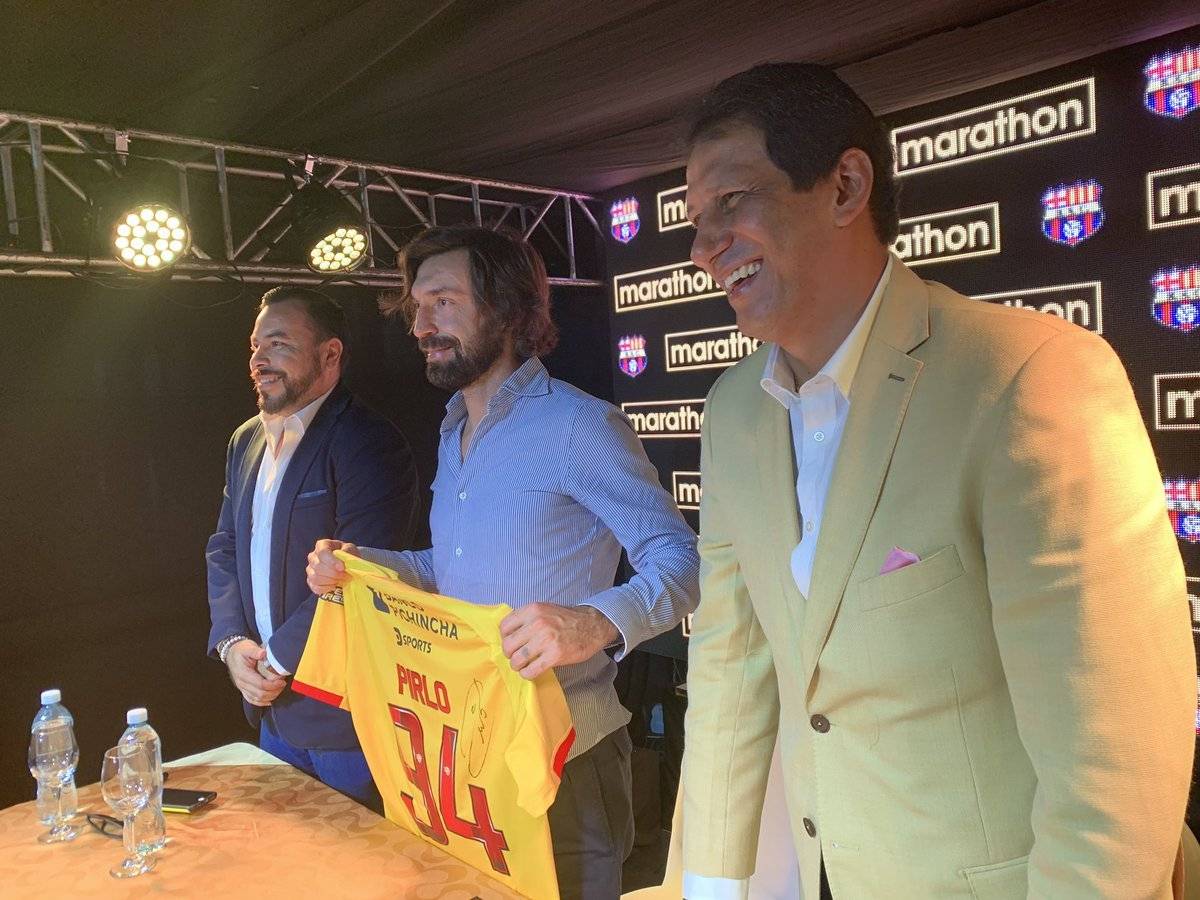 Pirlo estará en la Noche Amarilla 2019