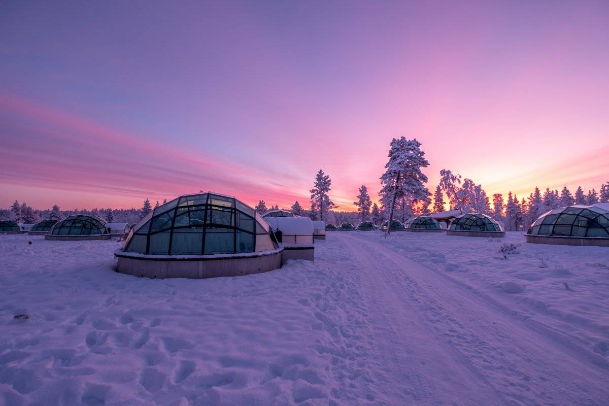 Latitud Perfecta - iglú en Finlandia