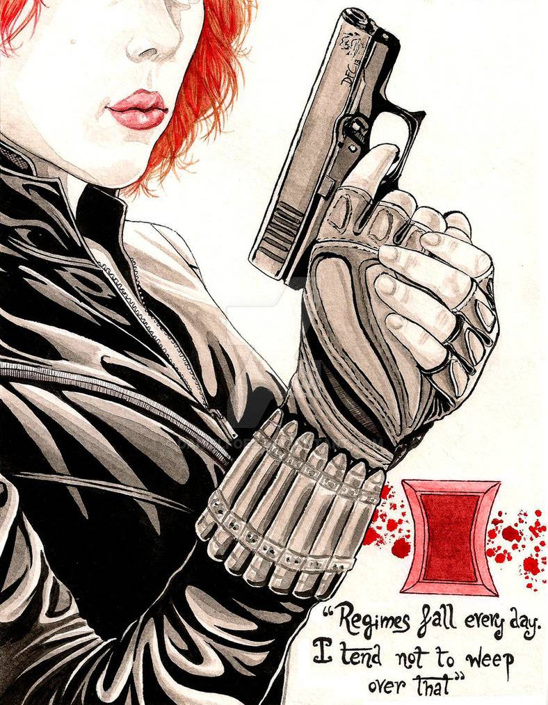 Danielfoez: https://www.deviantart.com/danielfoez/art/Natasha-Romanoff-I-m-Russian-or-was-406177102