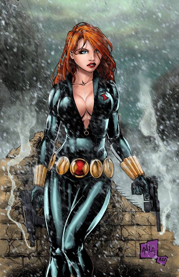 Hanzozuken: https://www.deviantart.com/hanzozuken/art/Black-Widow-Colors-537901346