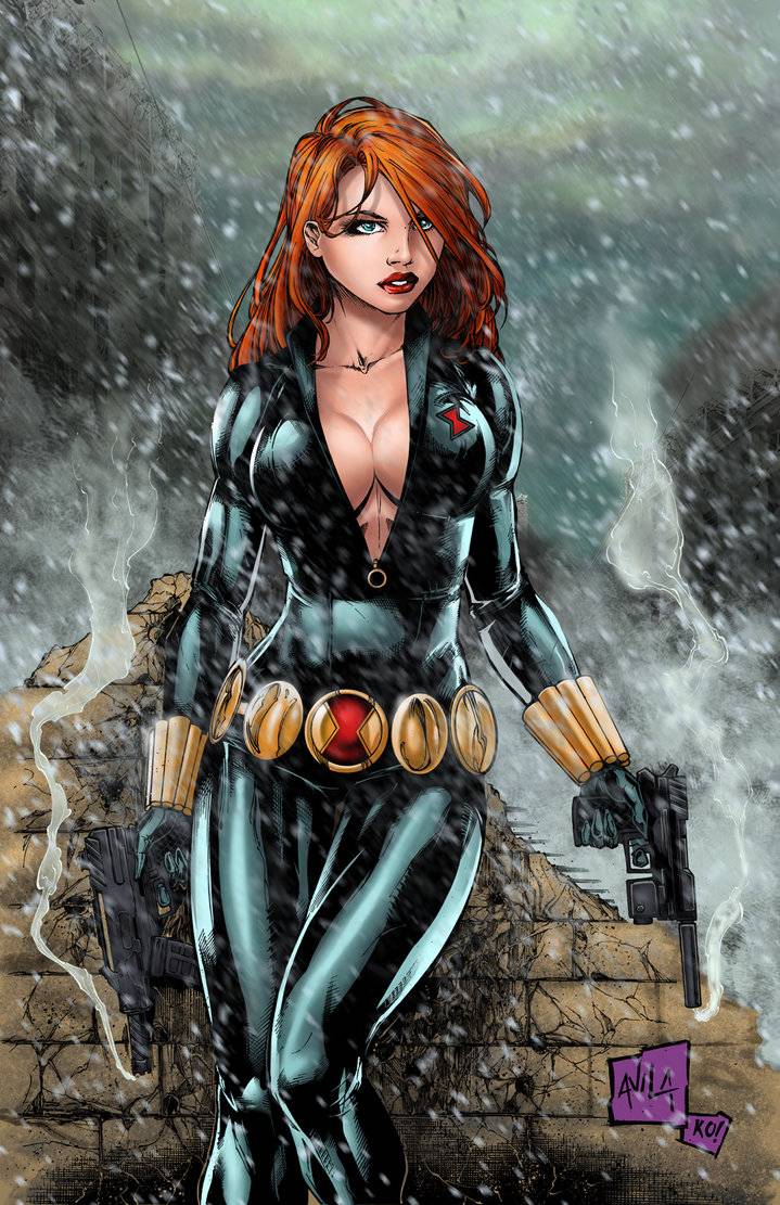 Hanzozuken: https://www.deviantart.com/hanzozuken/art/Black-Widow-Colors-537901346