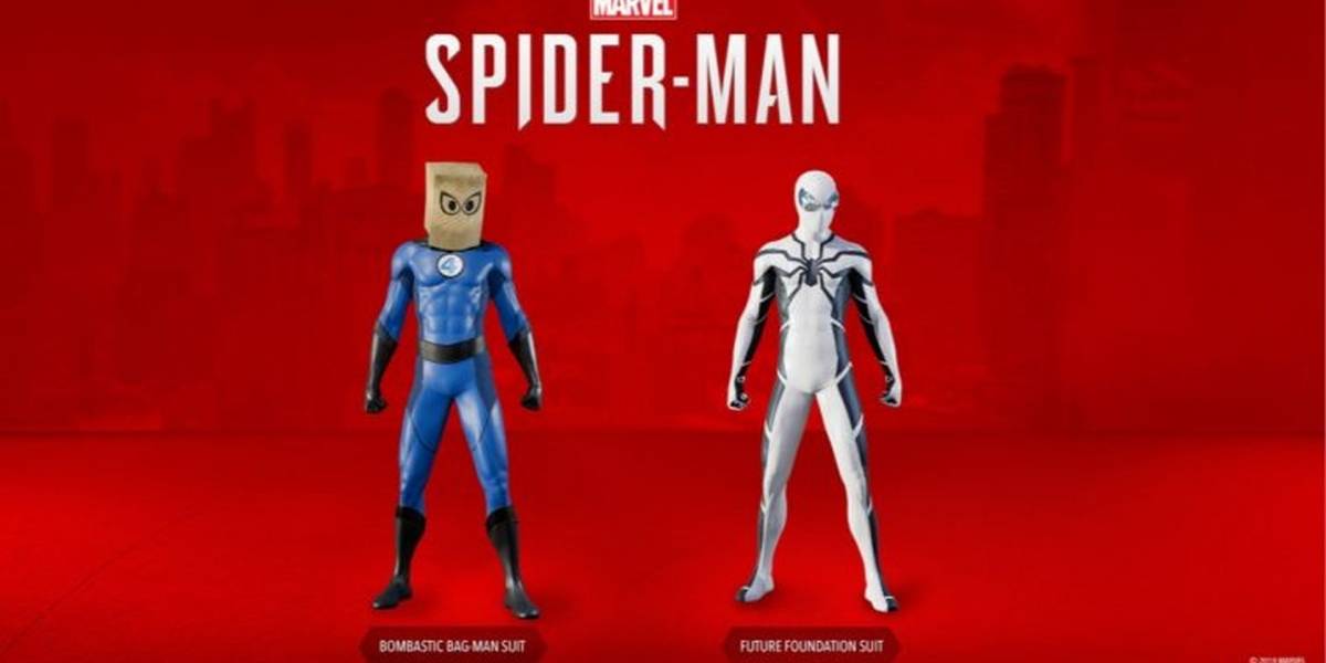 Marvel's Spider-Man recibe trajes temáticos de los Cuatro Fantásticos
