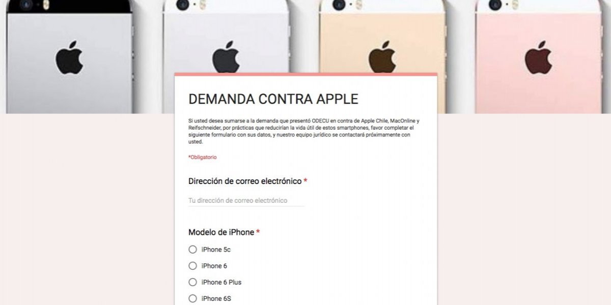 Cifra histórica 130 mil chilenos furiosos contra Apple se han sumado a demanda