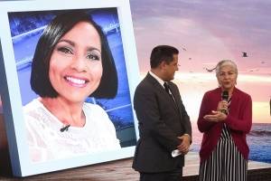 Madre de Keylla Hernández junto a Normando Valentín