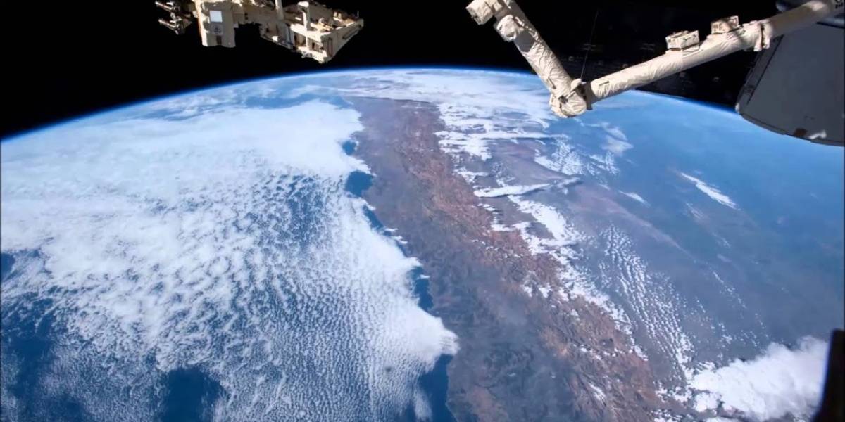 El sur de Chile retratado desde el espacio por un astronauta que quedó maravillado