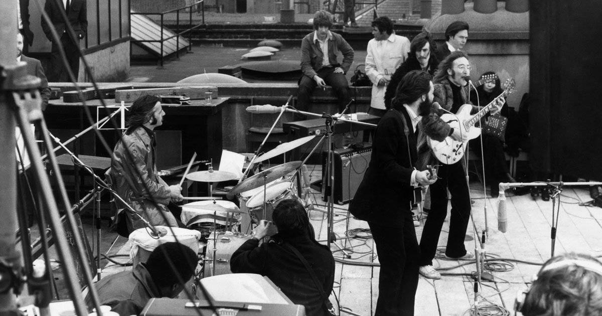 Beatles último show na Saville Row