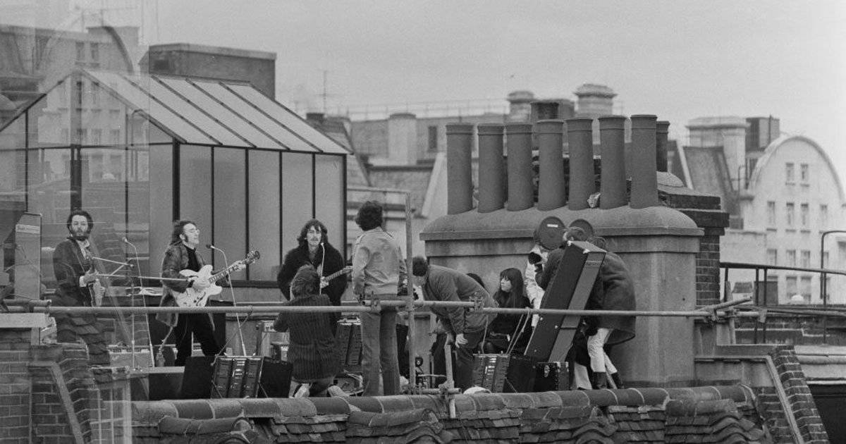 Beatles último show na Saville Row