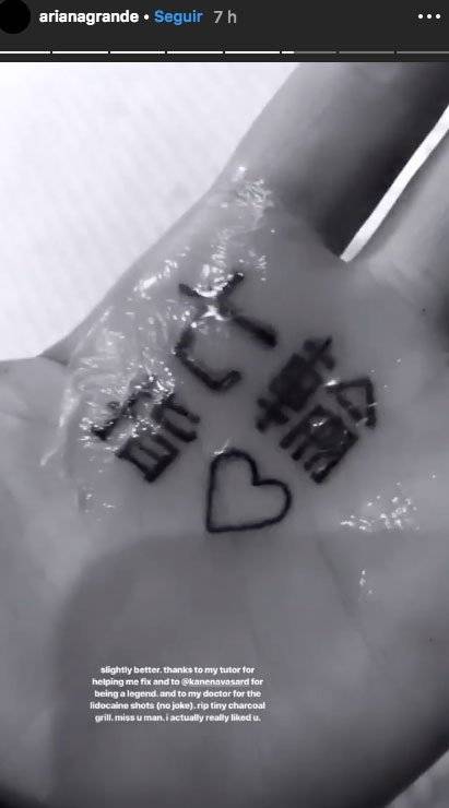 ariana grande tatuagem