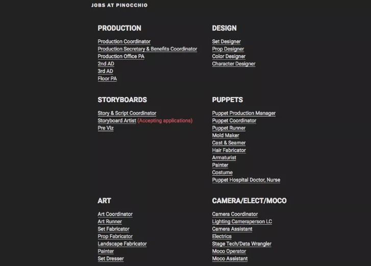 Guillermo del Toro abre convocatoria para su nueva película de Pinocho