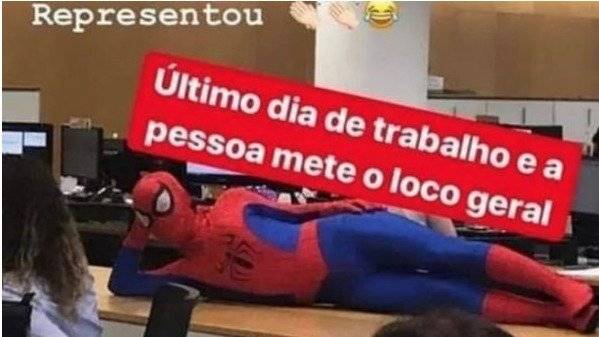 Viral: Sujeto renunció a su trabajo y fue su último día fue disfrazado de Spider- Man
