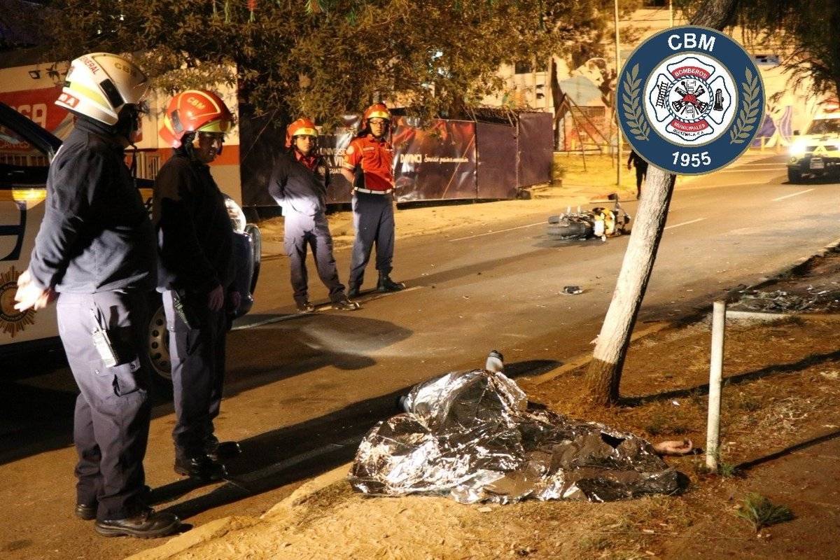 motorista muere en accidente en zona 4