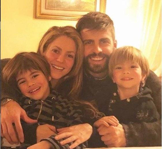 Shakira y su familia