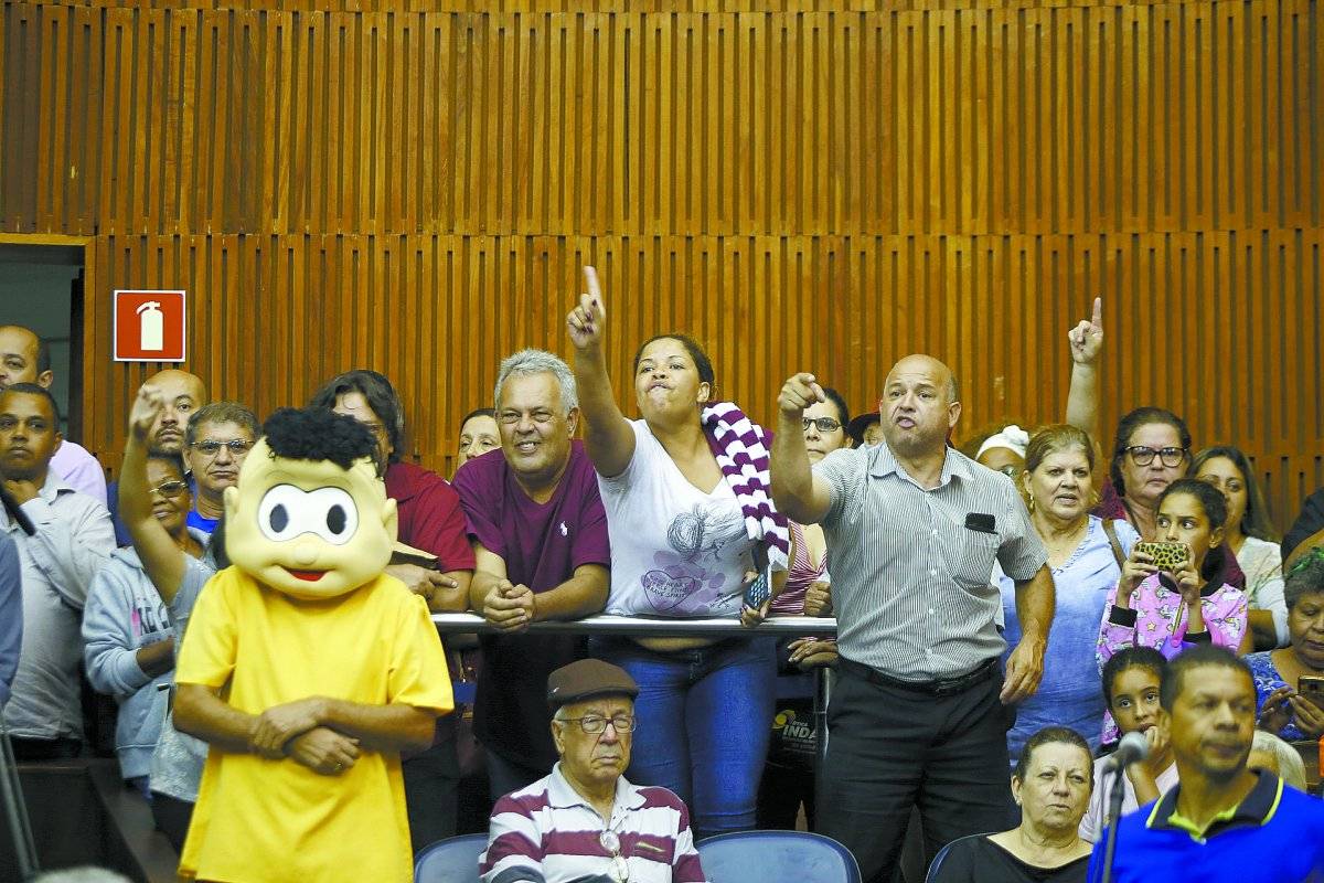 Protesto Santo André água