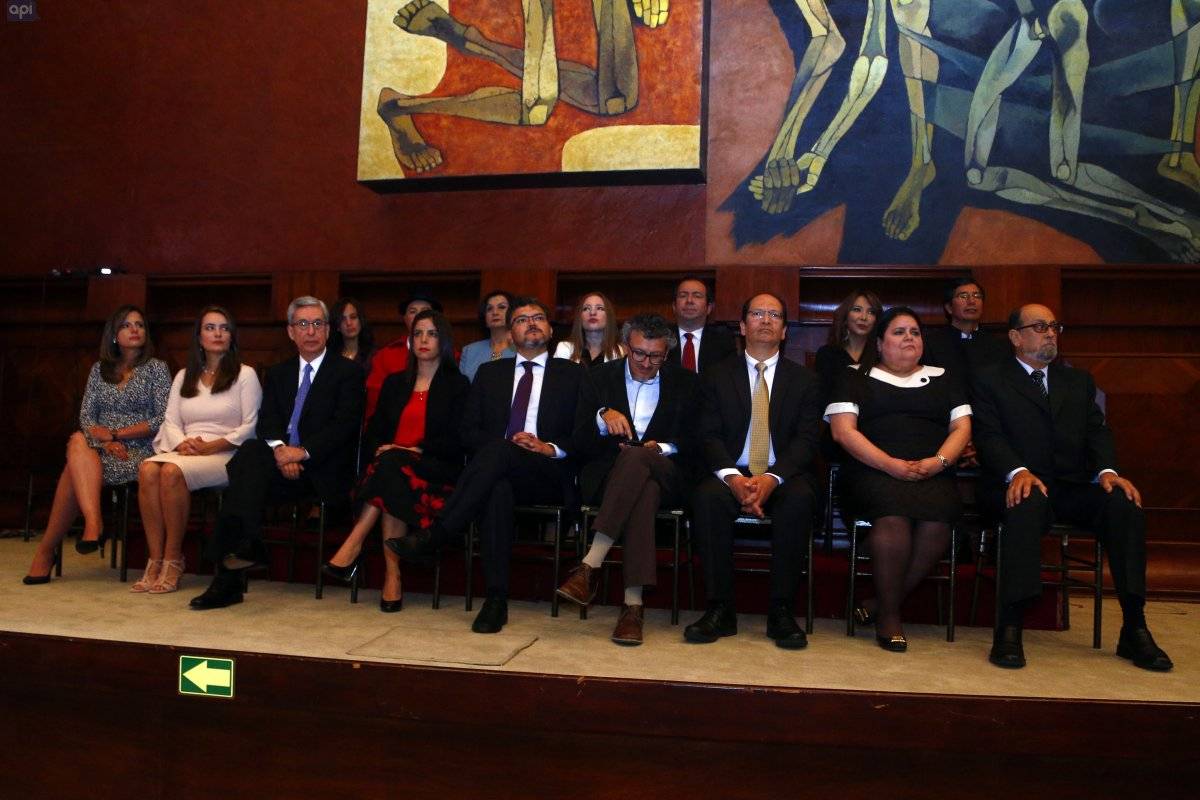 Posesión de los Jueces de la Corte Constitucional en la Asamblea Nacional del Ecuador