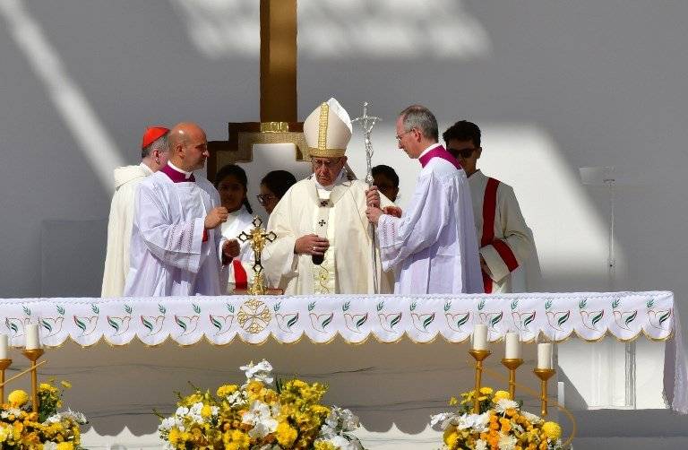 Papa Francisco en Emiratos Árabes Unidos