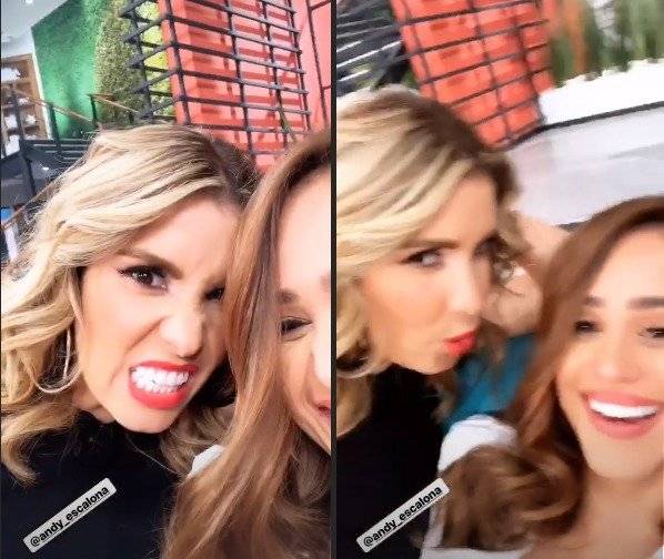 Yanet García y Andrea Escalona