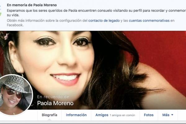 Facebook paola Moreno