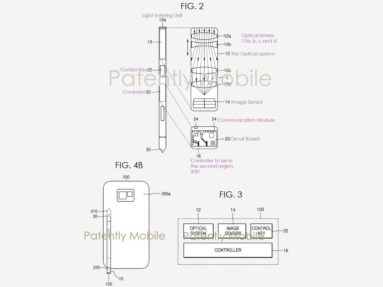 Samsung patentó un diseño de lo que sería un Galaxy Note con una cámara incluida en el Stylus Samsung patentó un diseño de lo que sería un Galaxy Note con una cámara incluida en el Stylus