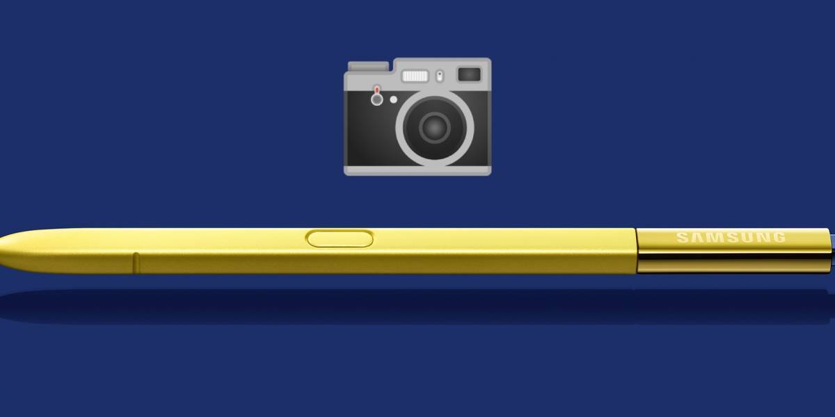 Samsung patentó un diseño de lo que sería un Galaxy Note con una cámara incluida en el Stylus