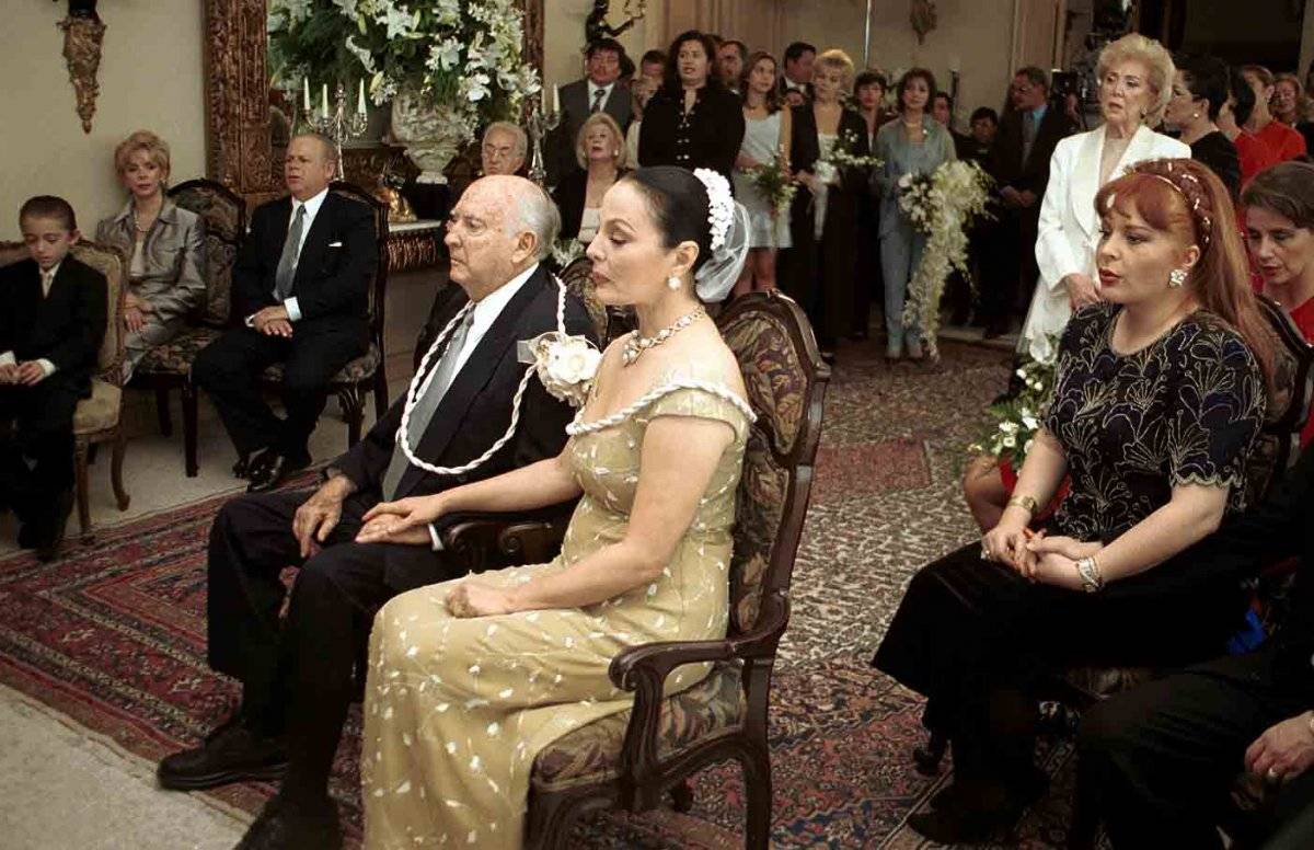 Boda de José López Portillo y Sasha Montenegro