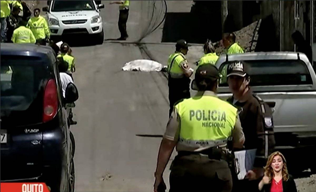 Cuerpo de la mujer asesinada en Pisulí