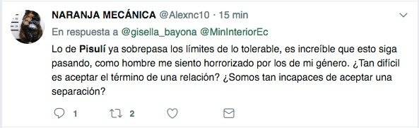 Reacciones tras el asesinato de mujer en Pisulí