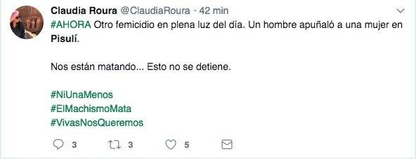 Reacciones tras el asesinato de mujer en Pisulí