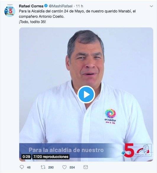 Twitter Rafael Correa