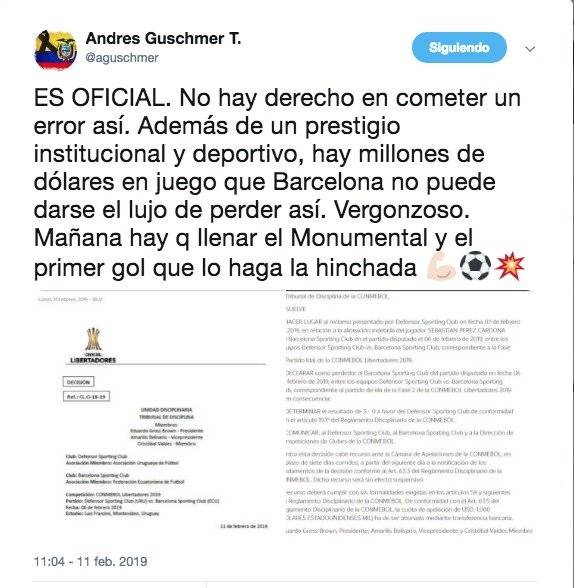 Andrés Guschmer twitter