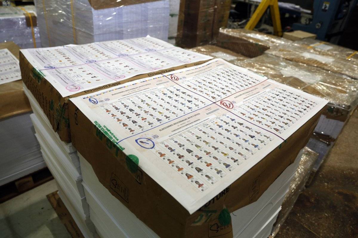 papeletas de votación