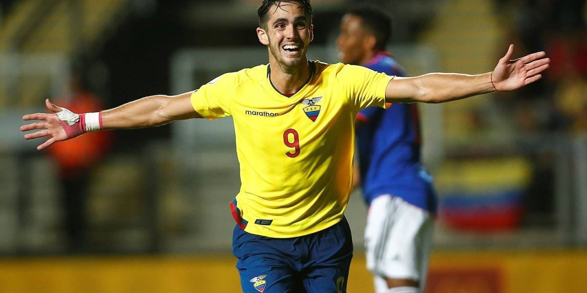 Leonardo Campana, goleador del Sudamericano Sub 20