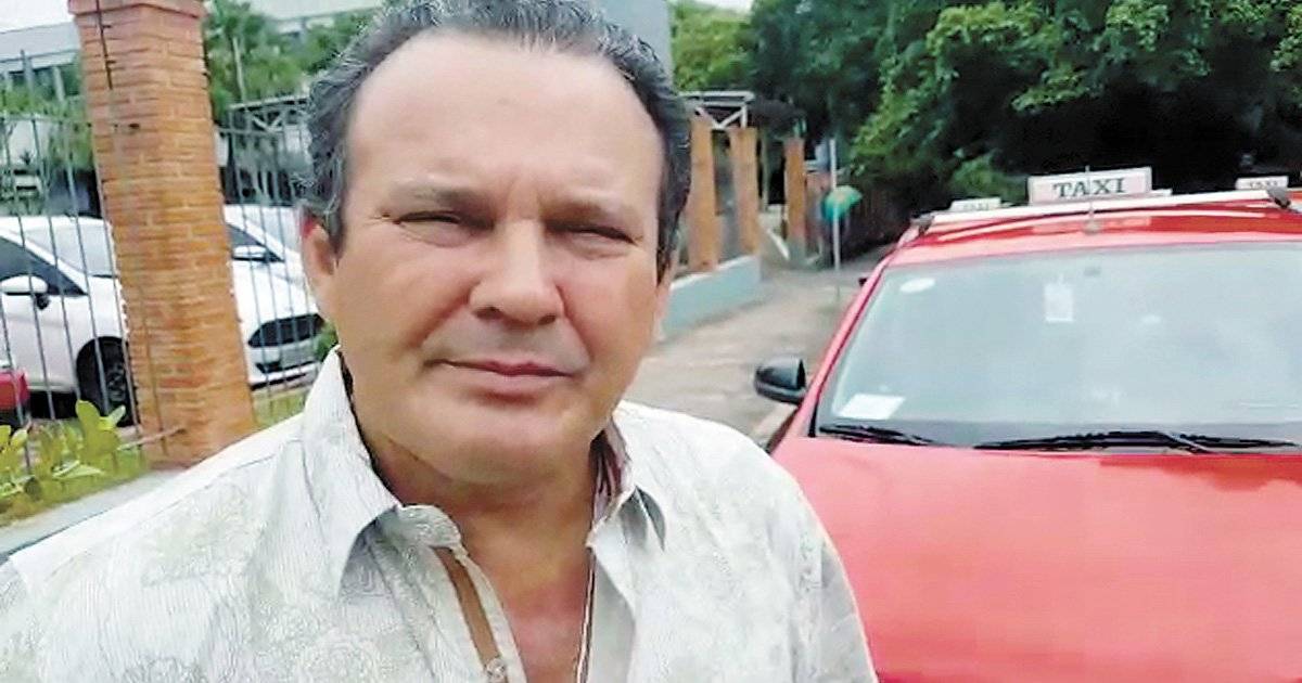 Vilmar é taxista em Porto Alegre