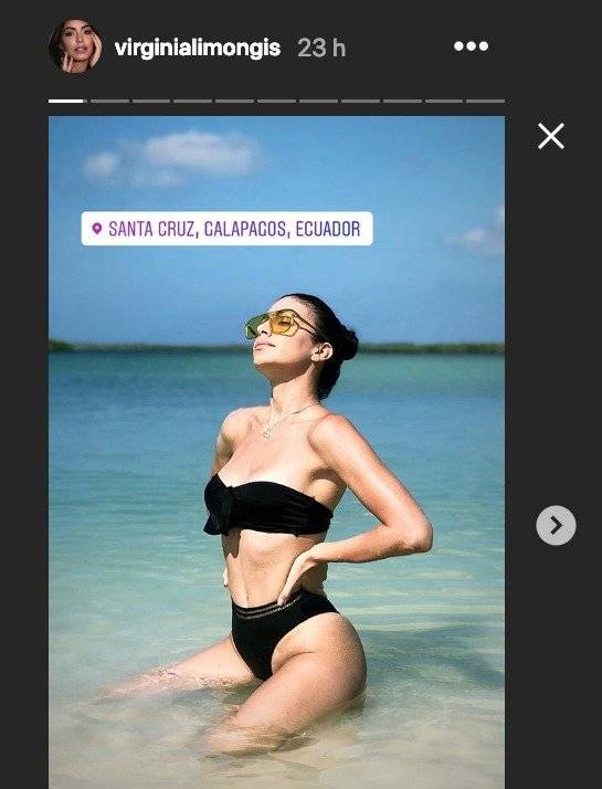 Miss Ecuador, Virginia Limongi en Galápagos