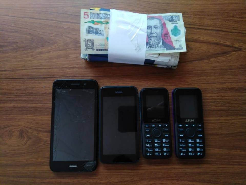 Extorsionistas detenidos por PNC