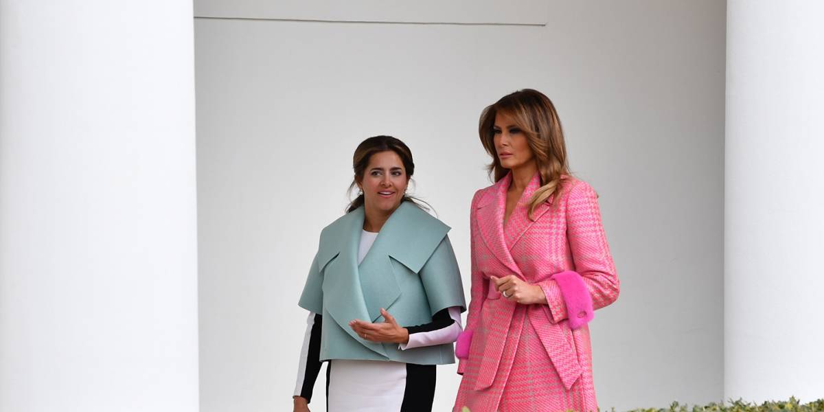 El extraño vestuario de la primera dama colombiana durante su visita a la Casa Blanca provocó una oleada de memes en redes sociales