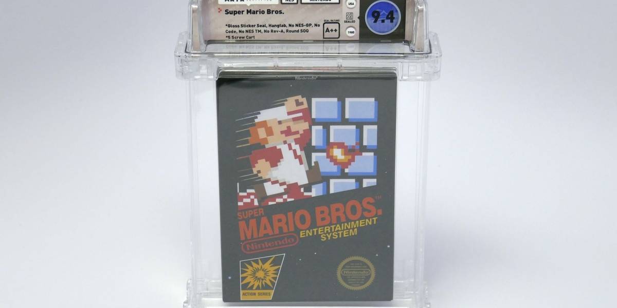 Venden una copia de Super Mario Bros. por cifra récord de más de 100 mil dólares