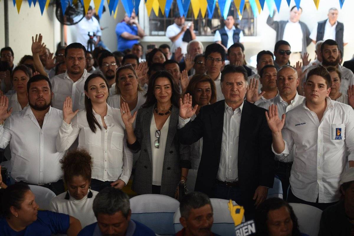 Alfonso Portillo y Evelyn Morataya